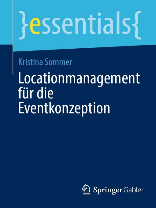 Title details for Locationmanagement für die Eventkonzeption by Kristina Sommer - Available
